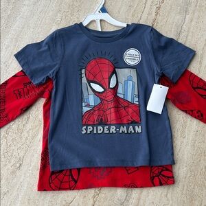 NEW 🆕 Spiderman Pack of Two Kids' T-Shirts 5T